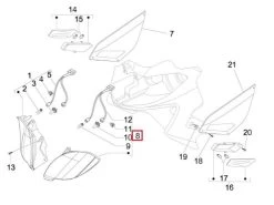 Aprilia Koplamp Unit Links