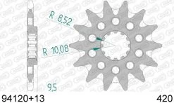 AFAM Tandwiel Voorzijde 13T - 420