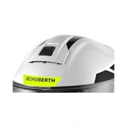 Schuberth C5 Eclipse Motorhelm -Professionele Winkel Voor Motoruitrusting c5 eclipse wit geel detail 1 15e3
