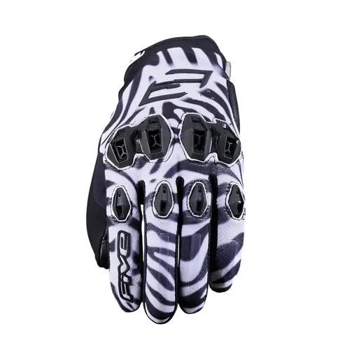 Five Stunt Evo 2 Woman Zebra Motorhandschoenen 4 Five Stunt Evo 2 Woman Zebra Motorhandschoenen - Afbeelding 2