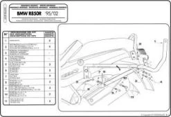 GIVI 635F Topkofferrek BMW R 850/1100 R (95-02)