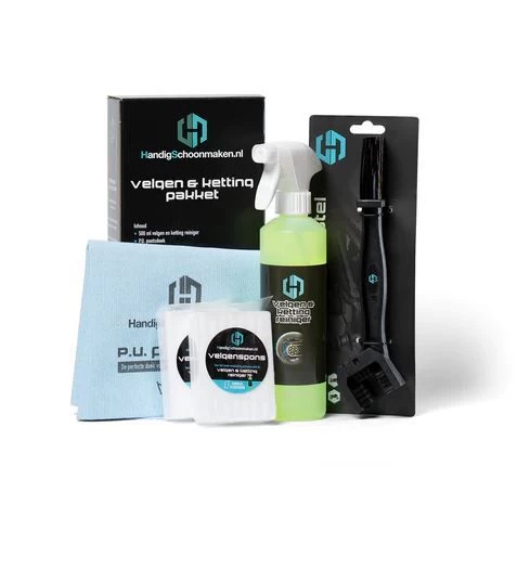 Handig Schoonmaken Velgen & Kettingpakket 3 Handig Schoonmaken Velgen & Kettingpakket