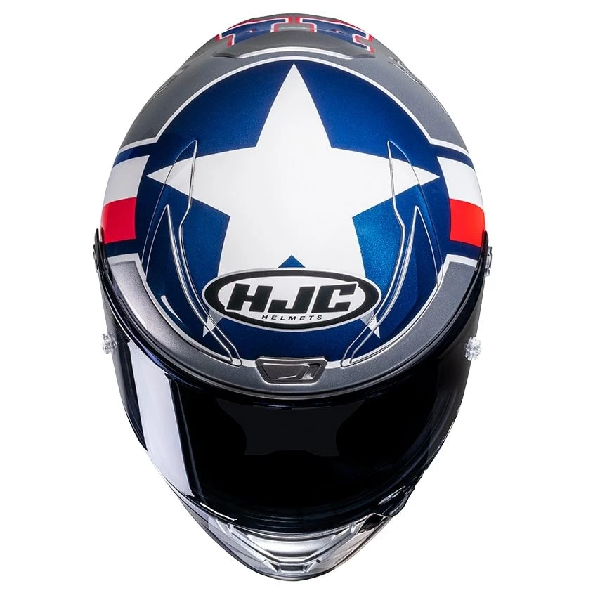HJC RPHA 1 Ben Spies Silver Star Motorhelm 3 HJC RPHA 1 Ben Spies Silver Star Motorhelm