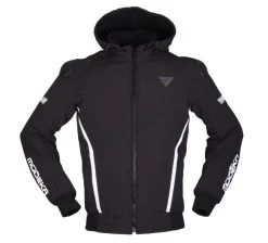 Modeka Clarke Sport Motorjas -Professionele Winkel Voor Motoruitrusting modeka clarke sport zwart wit voorkant 77a7