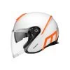 Schuberth M1 Pro Strike Motorhelm -Professionele Winkel Voor Motoruitrusting schuberth m1 pro strike wit oranje 2 022f