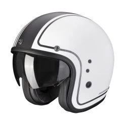Scorpion Belfast Evo Retrol Motorhelm -Professionele Winkel Voor Motoruitrusting scorpion belfast evo retrol blanc mat argent b7bc