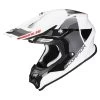 Scorpion VX-16 Evo Air Spectrum Motorhelm -Professionele Winkel Voor Motoruitrusting scorpion vx 16 evo air spectrum wit grijs 8891