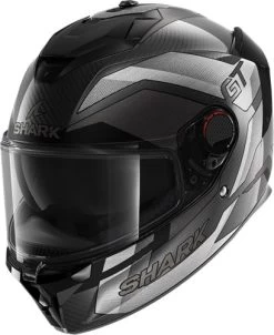 Shark Spartan GT Pro Carbon Ritmo Motorhelm 7 Shark Spartan GT Pro Carbon Ritmo Motorhelm -Professionele Winkel Voor Motoruitrusting shark spartan gt pro carbon ritmo zilver 0db3